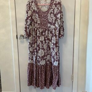 Ladies floral dress Size Large